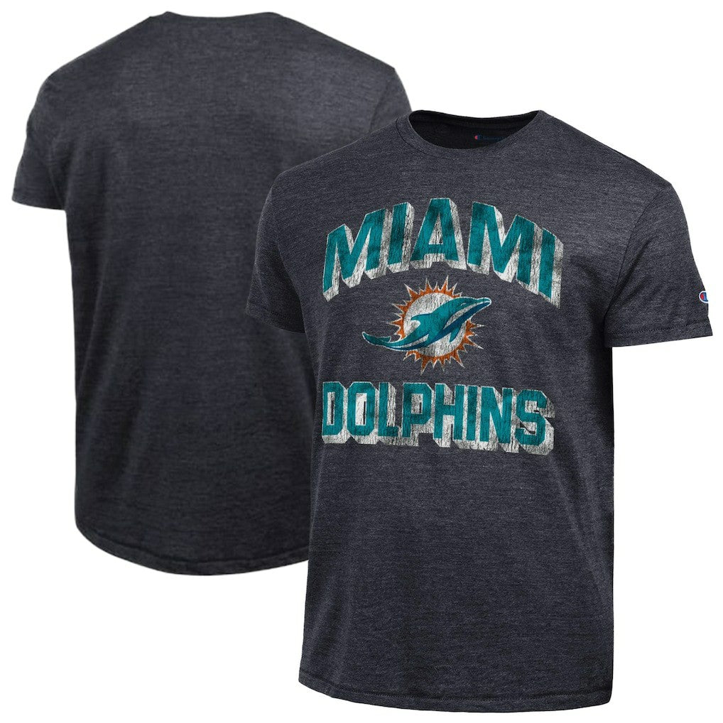 Miami Dolphins Champion Ultimate Tri-Blend T-Shirt Black | NFL