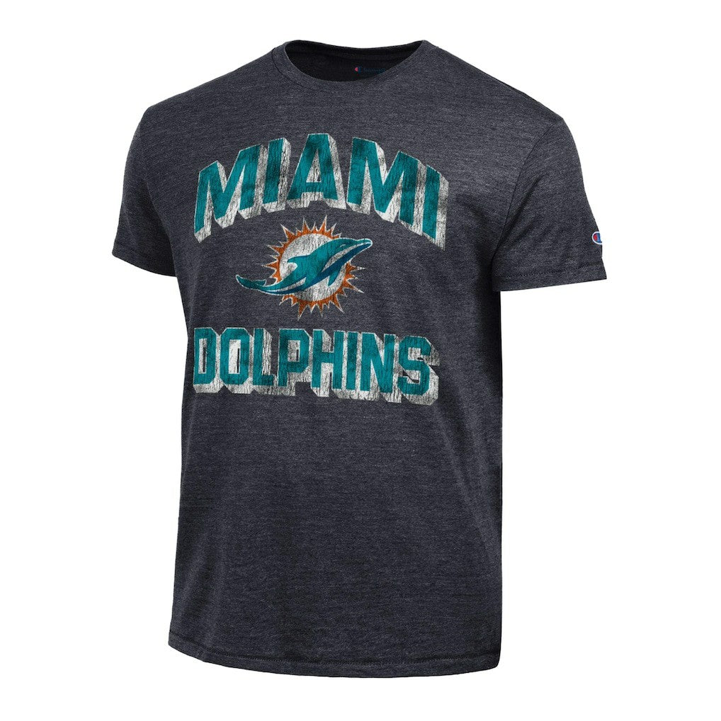 Miami Dolphins Champion Ultimate Tri-Blend T-Shirt Black | NFL