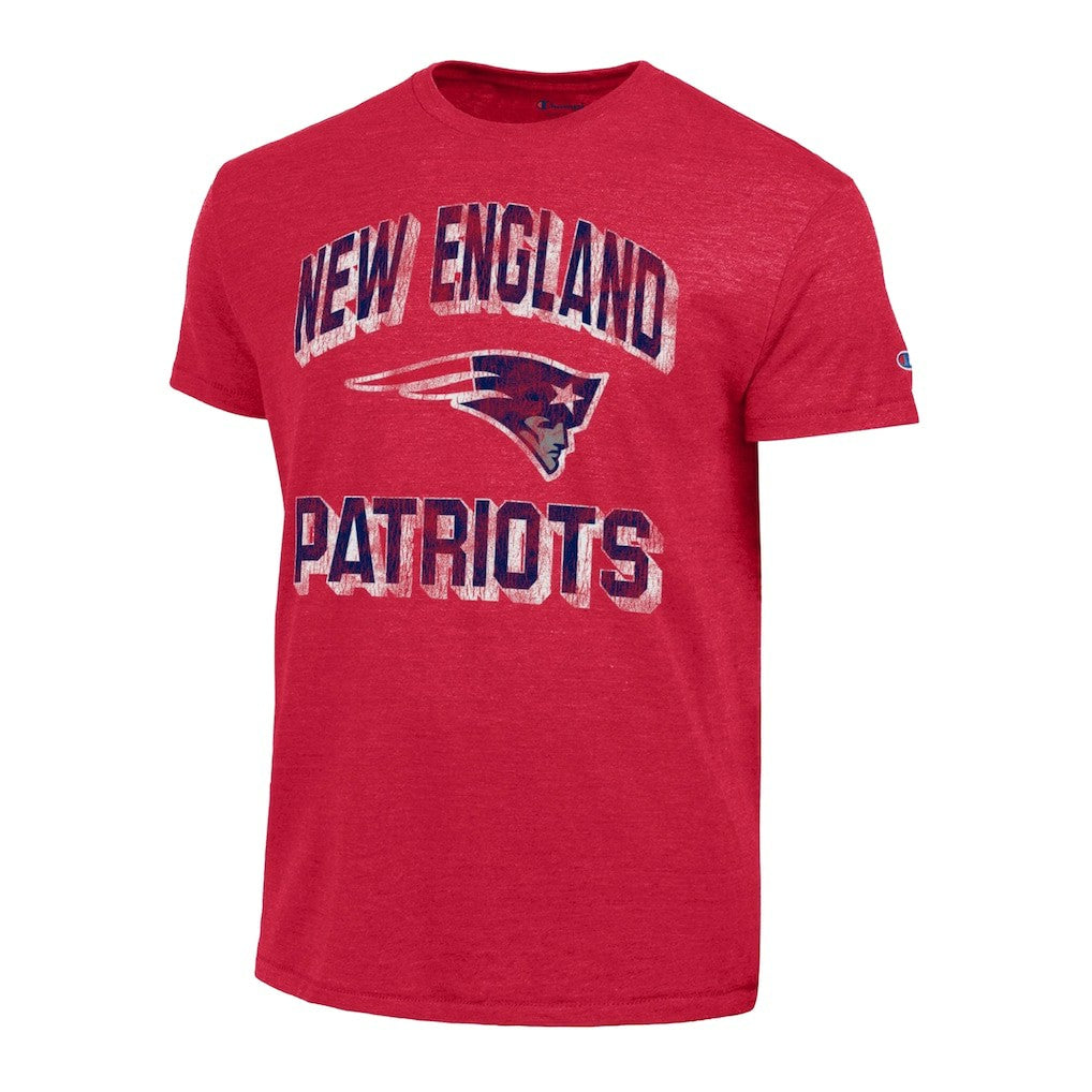 New England Patriots Champion Ultimate Tri-Blend T-Shirt Heather Red | NFL