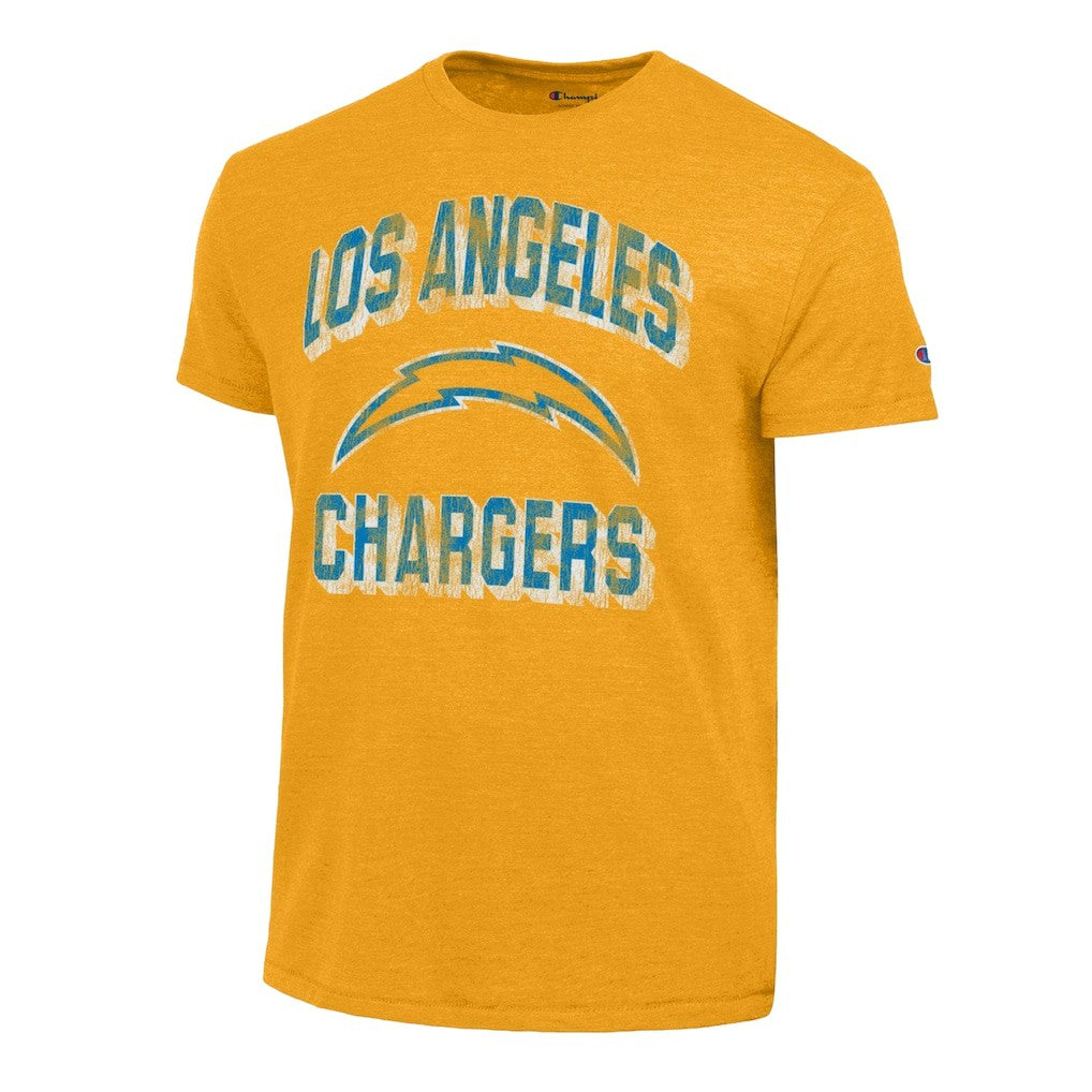 Los Angeles Chargers Champion Ultimate Tri-Blend T-Shirt Heather Gold | NFL