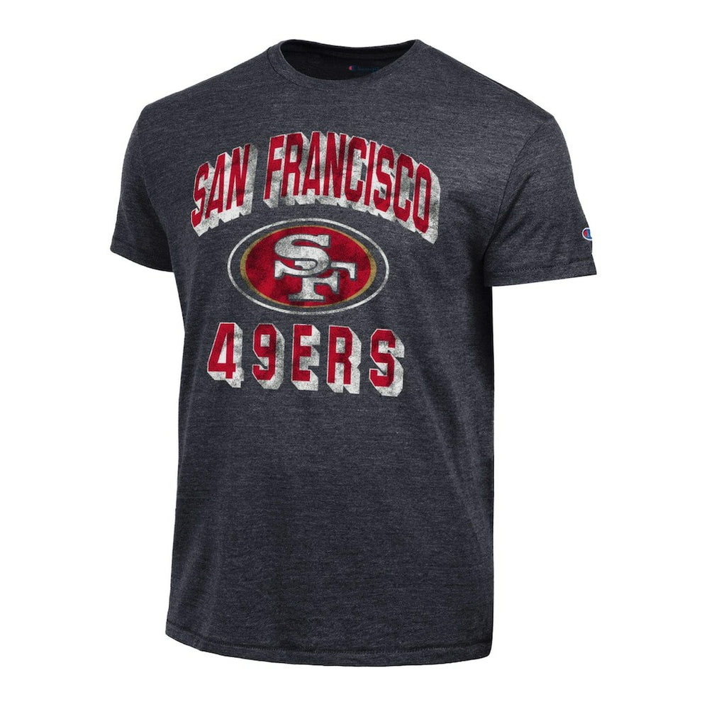 San Francisco 49ers Champion Ultimate Tri-Blend T-Shirt Black | NFL
