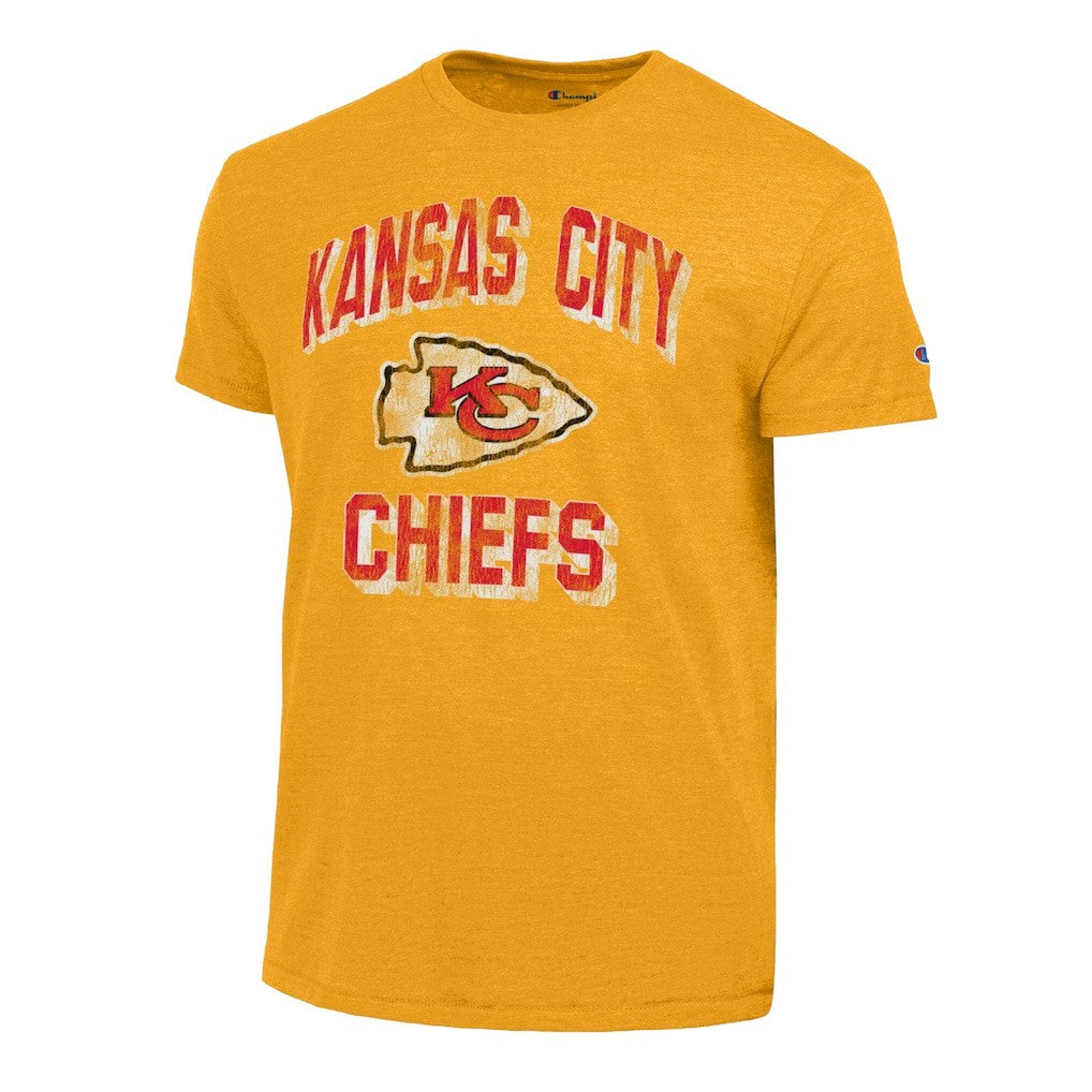 Kansas City Chiefs Champion Ultimate Tri-Blend T-Shirt Gold | NFL