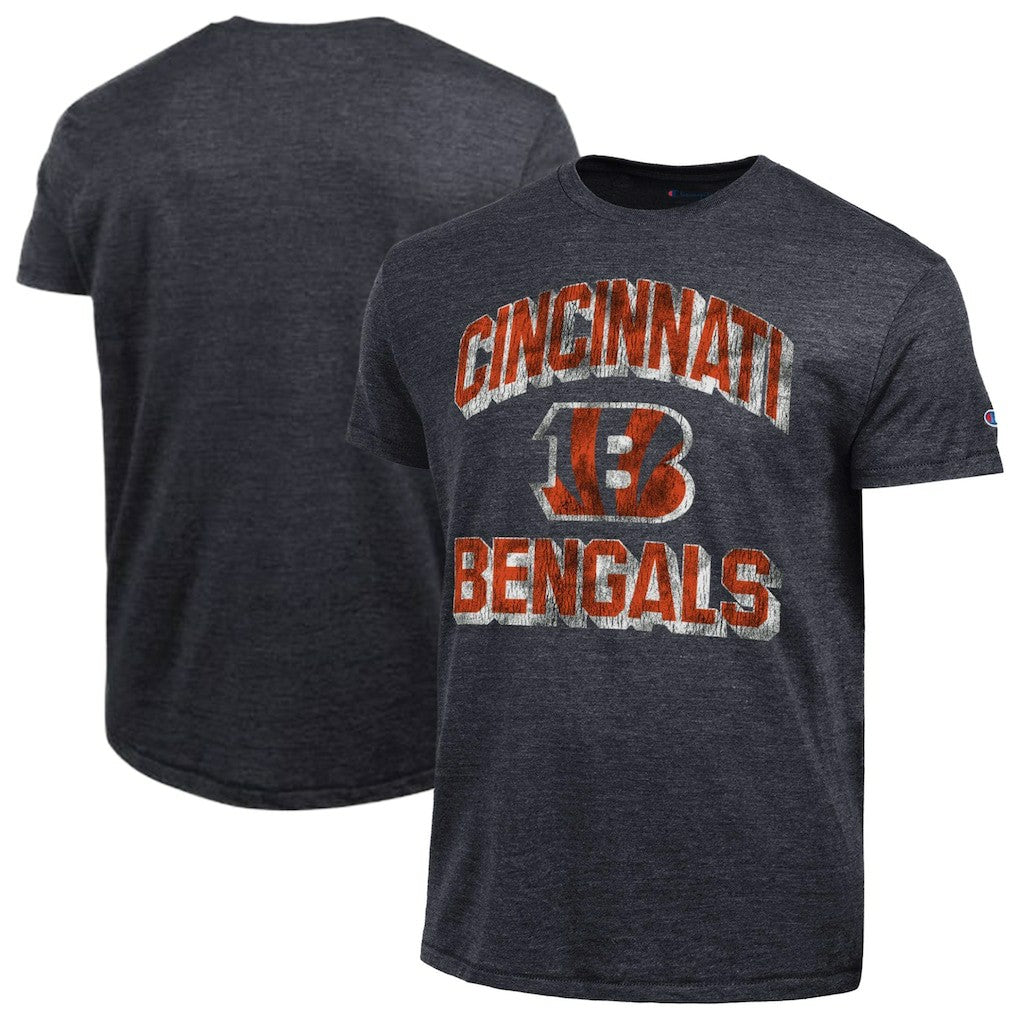 Cincinnati Bengals Champion Ultimate Tri-Blend T-Shirt Black | NFL