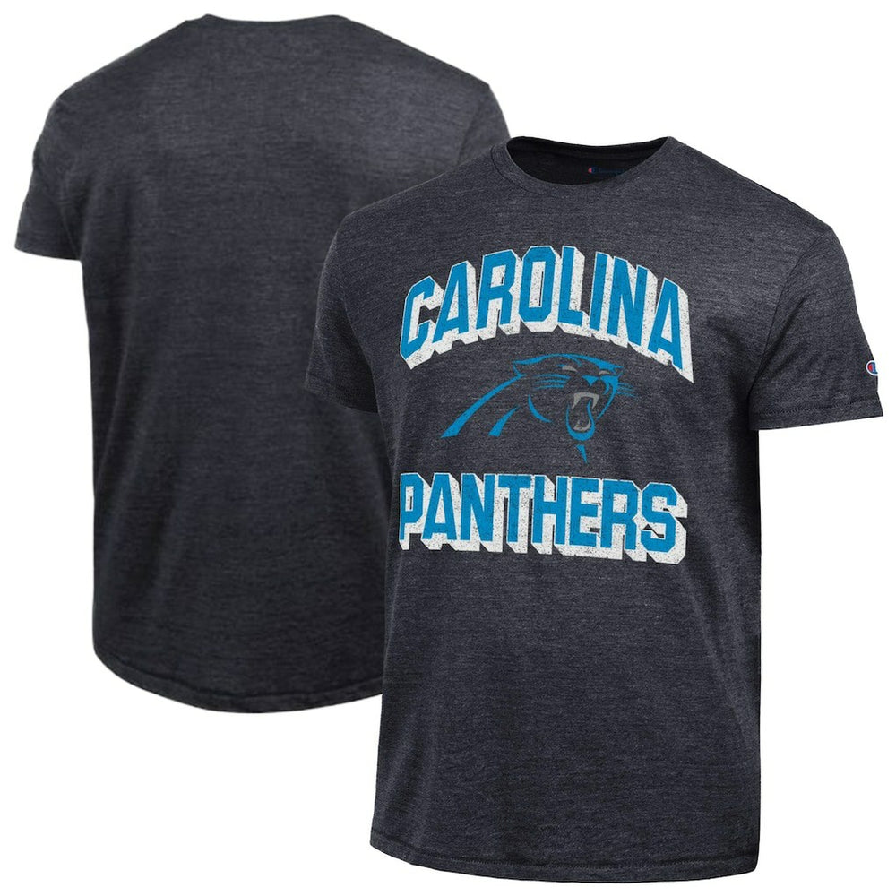 Carolina Panthers Champion Ultimate Tri-Blend T-Shirt Black | NFL