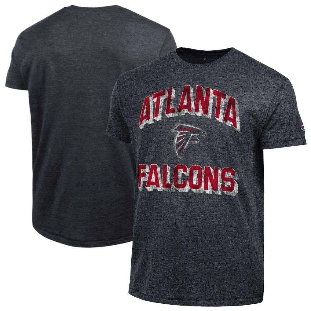 Atlanta Falcons Champion Ultimate Tri-Blend T-Shirt Heather Black | NFL
