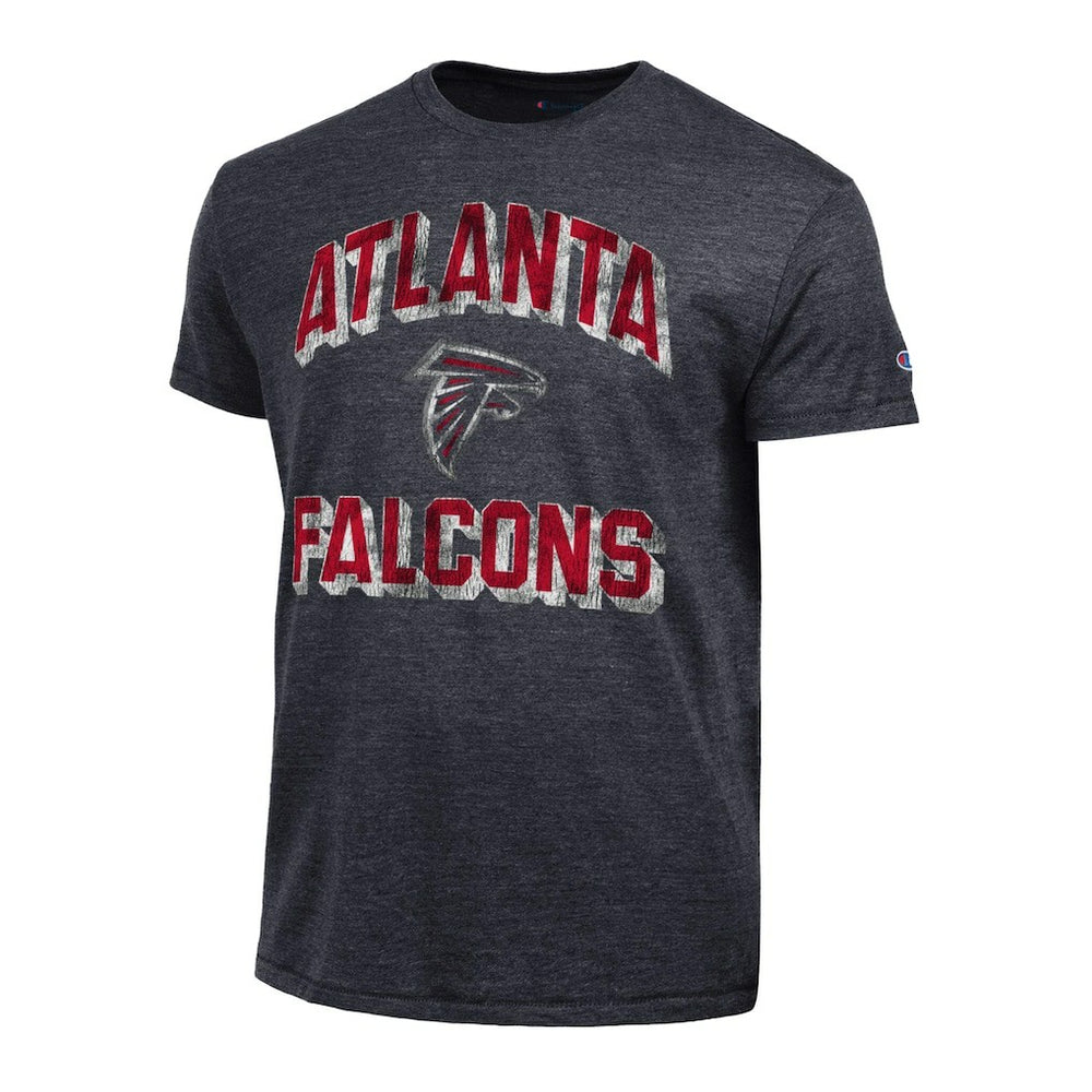 Atlanta Falcons Champion Ultimate Tri-Blend T-Shirt Heather Black | NFL