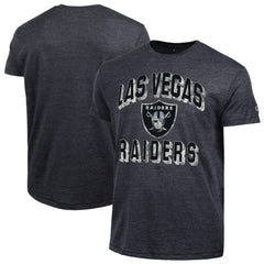 Las Vegas Raiders Champion Ultimate Tri-Blend T-Shirt Heather Black | NFL