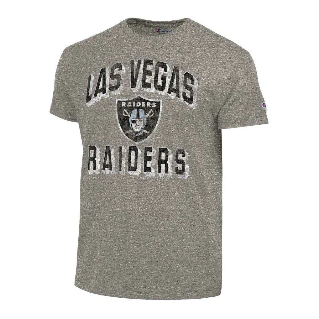 Las Vegas Raiders Champion Ultimate Tri-Blend T-Shirt Charcoal | NFL