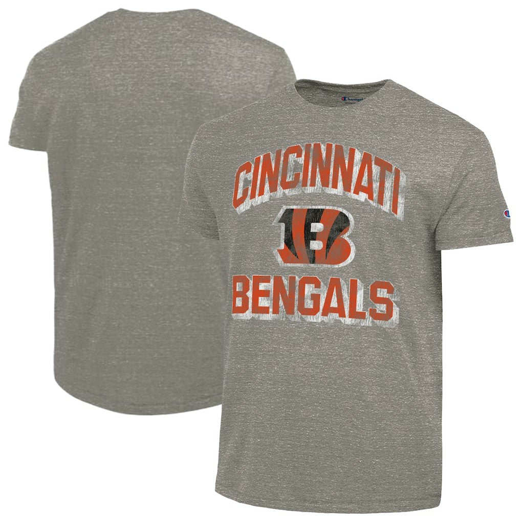 Cincinnati Bengals Champion Ultimate Tri-Blend T-Shirt Charcoal | NFL