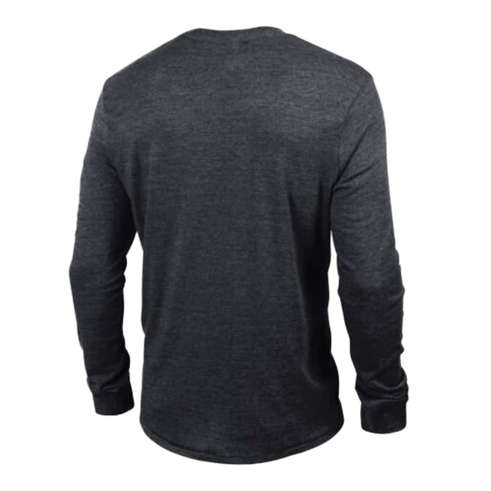 Minnesota Vikings Champion Ultimate Tri-Blend Long Sleeve T-Shirt Heather Black | NFL