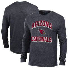 Arizona Cardinals Champion Ultimate Tri-Blend Long Sleeve T-Shirt Heather Black | NFL