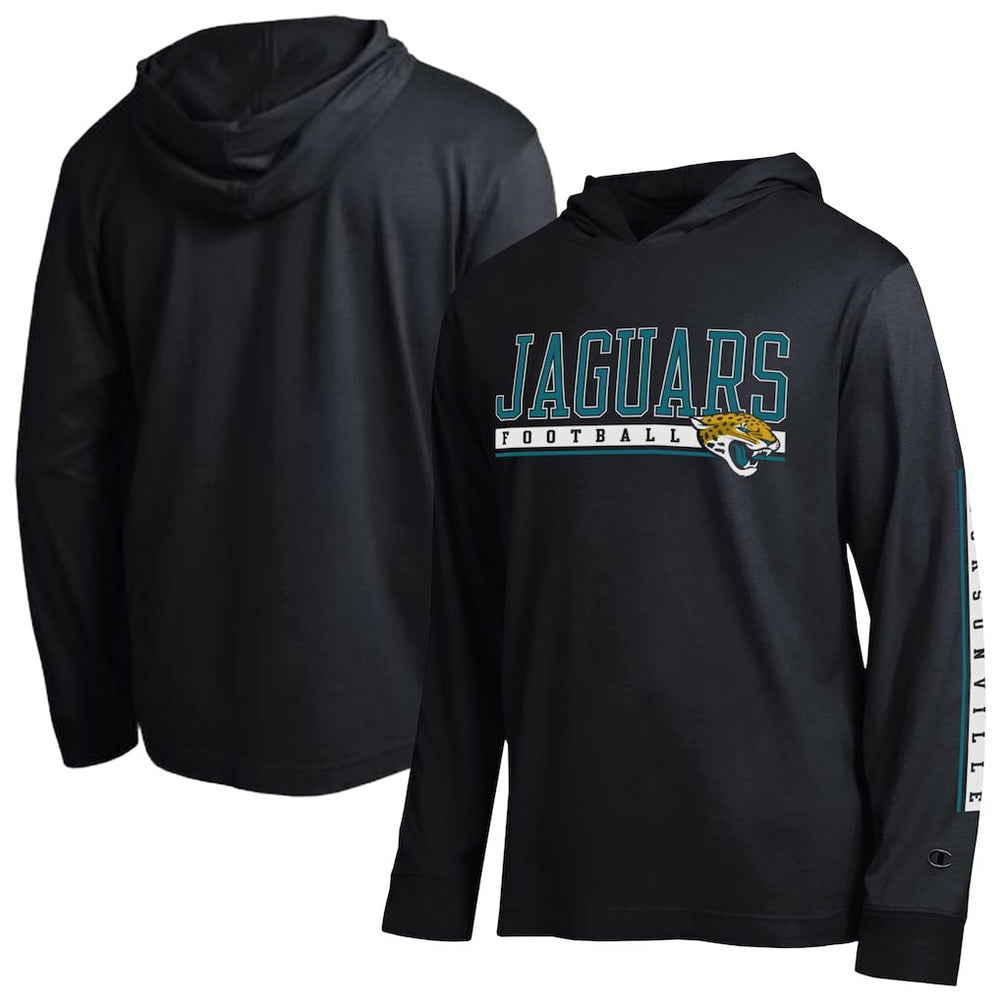 Jacksonville Jaguars Champion All Star Hoodie T-Shirt Black | NFL