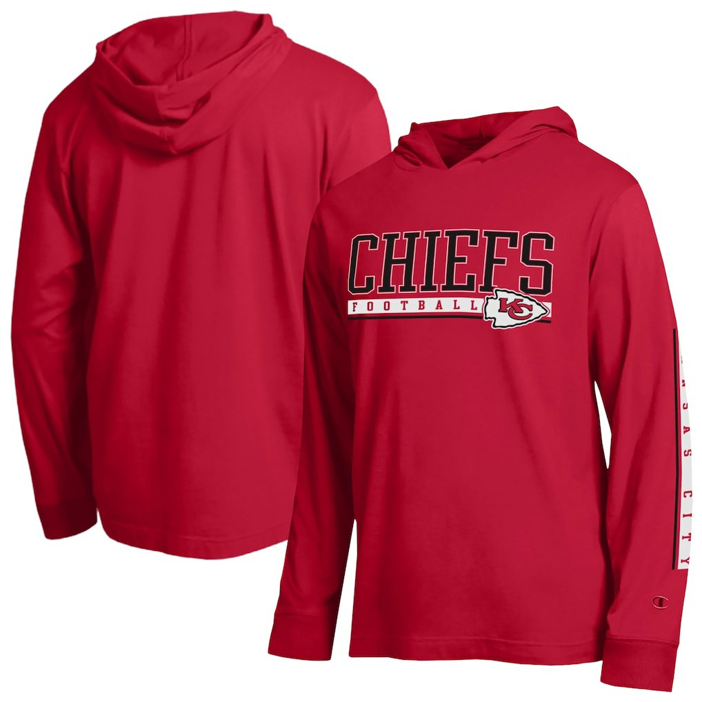 Kansas City Chiefs Champion All Star Hoodie T-Shirt Red | NFL