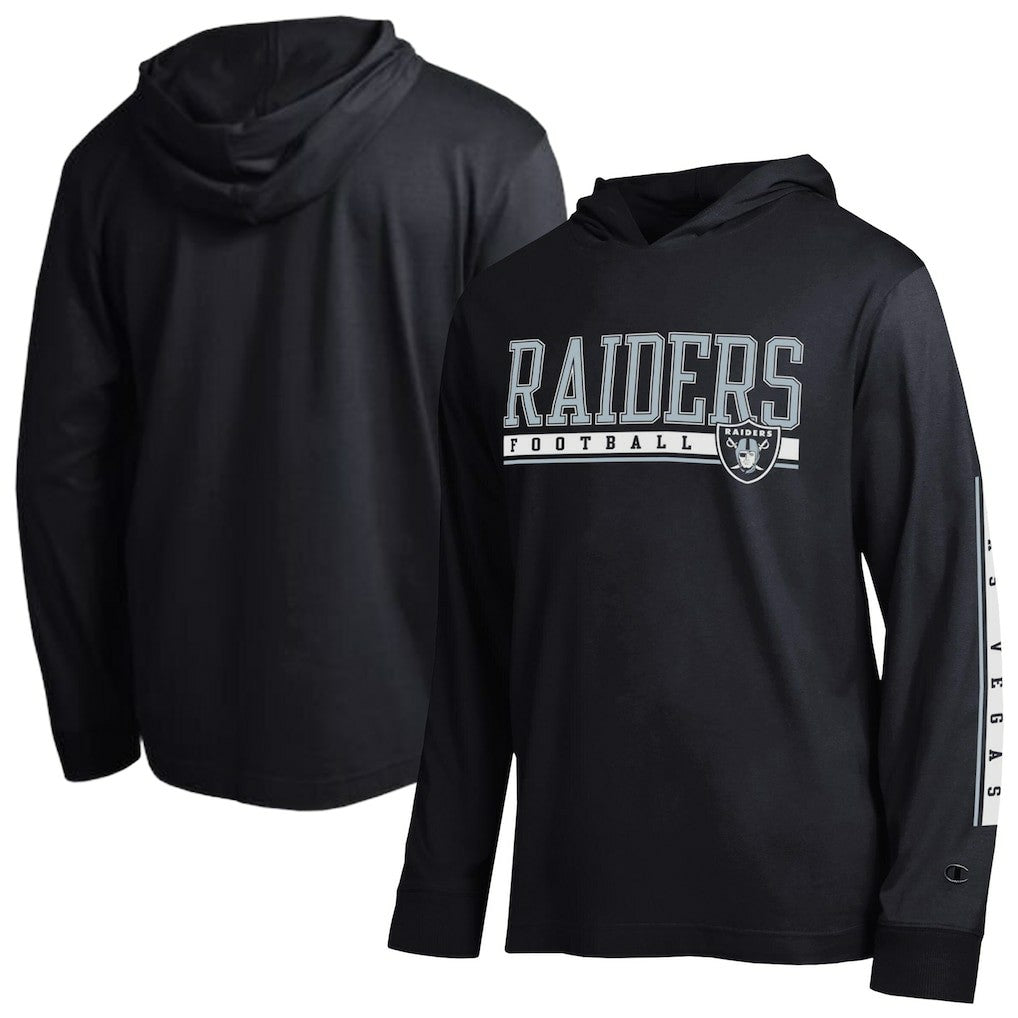 Las Vegas Raiders Champion All Star Hoodie T-Shirt Black | NFL