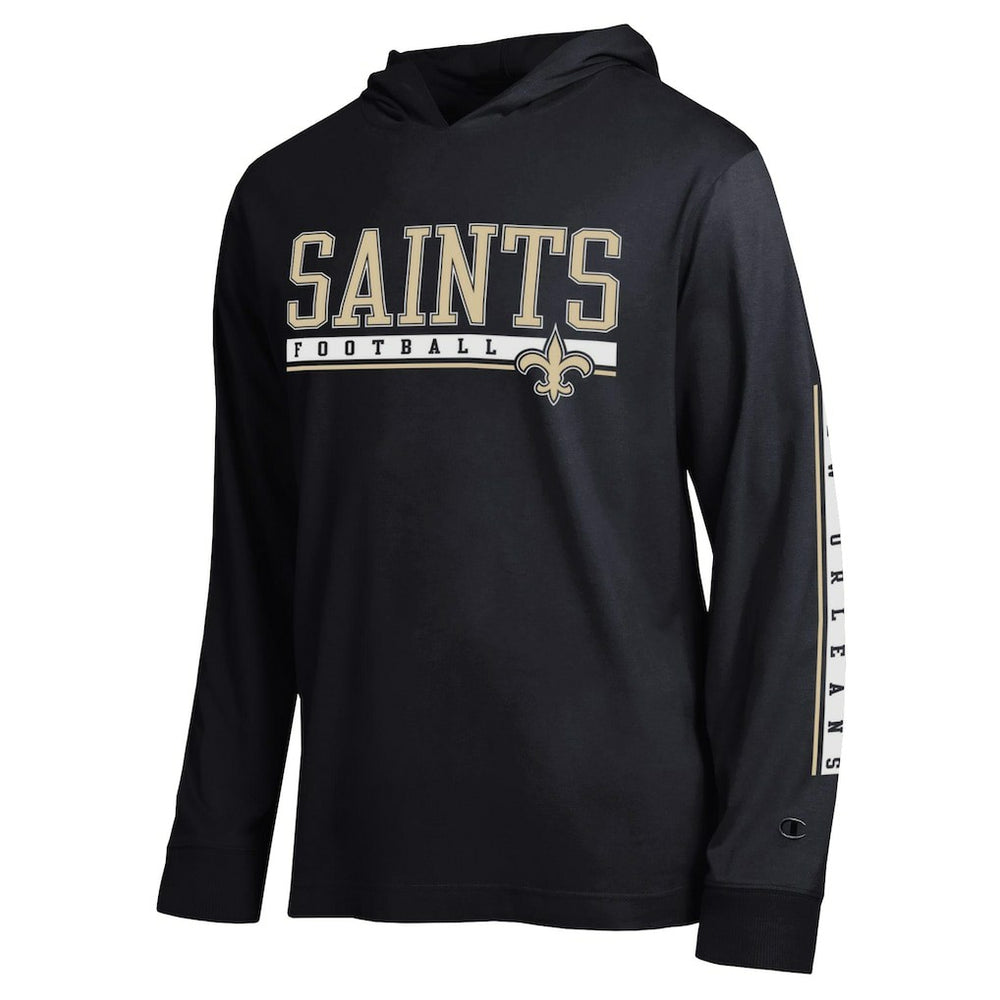 New Orleans Saints Champion All Star Hoodie T-Shirt Black | NFL
