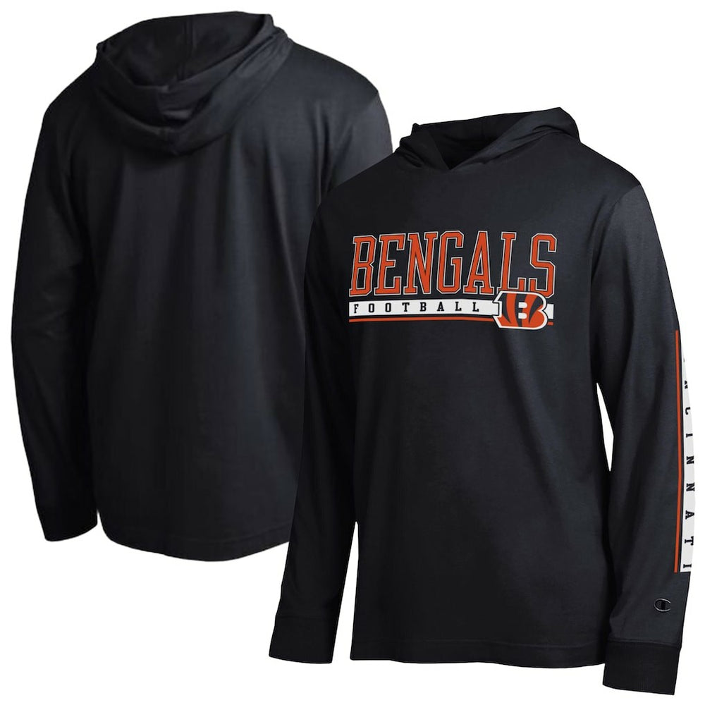 Cincinnati Bengals Champion All Star Hoodie T-Shirt Black | NFL