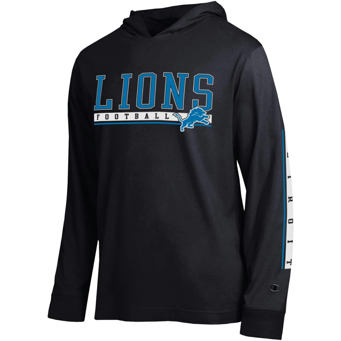 Detroit Lions Champion All Star Hoodie T-Shirt Black | NFL