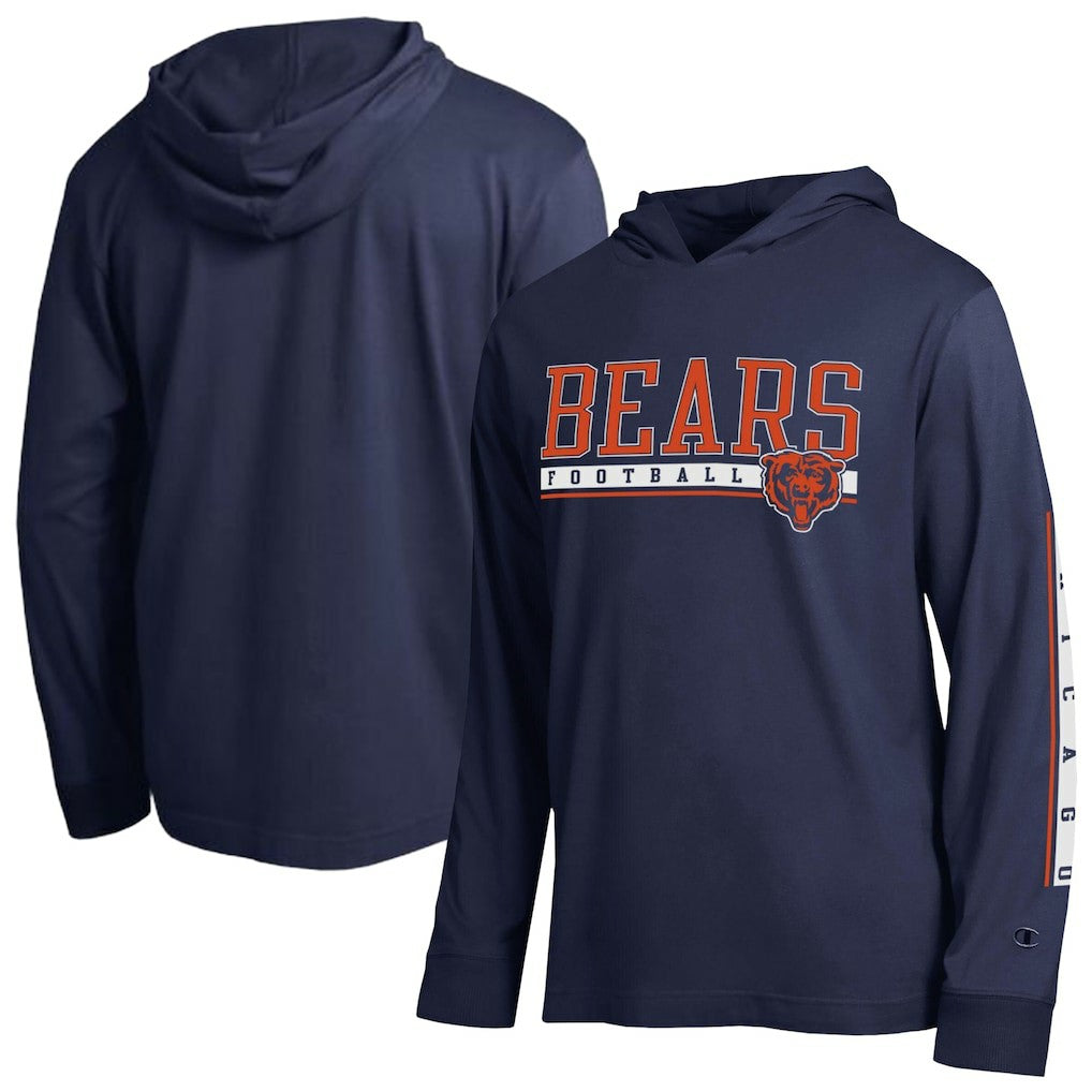 Chicago Bears Champion All Star Hoodie T-Shirt Navy | NFL