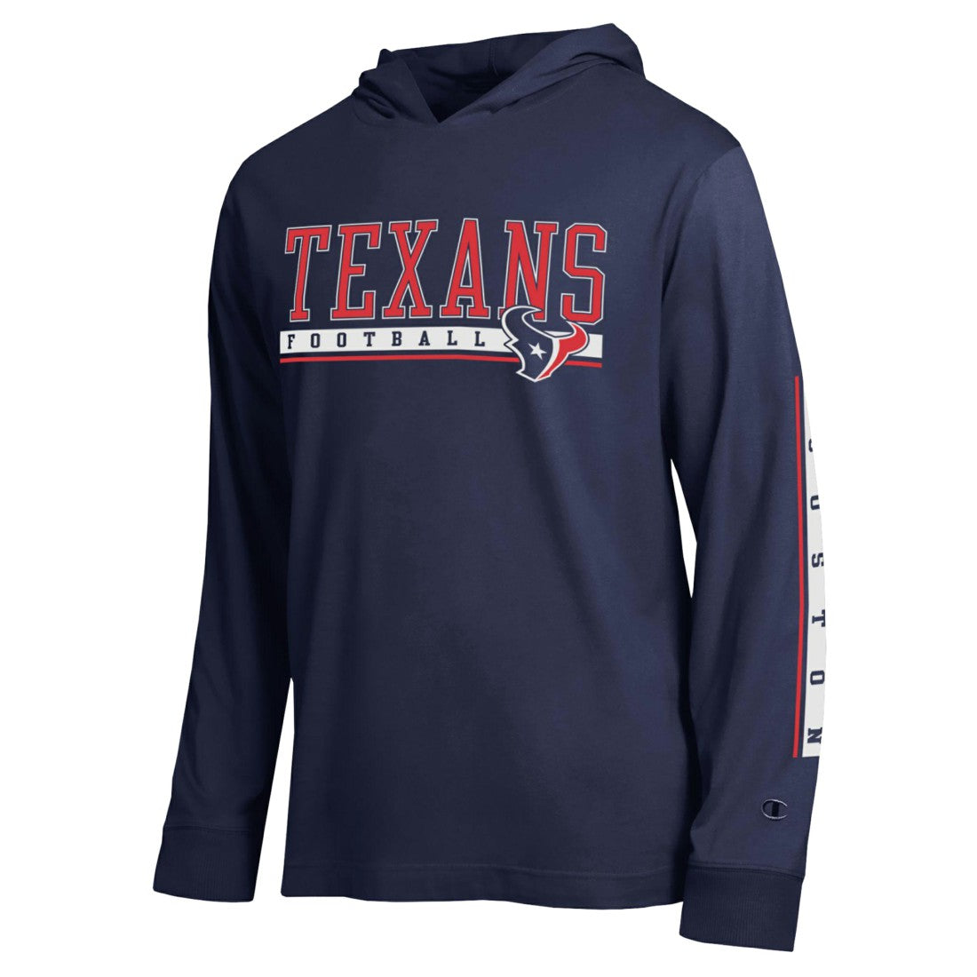 Houston Texans Champion All Star Hoodie T-Shirt Navy | NFL