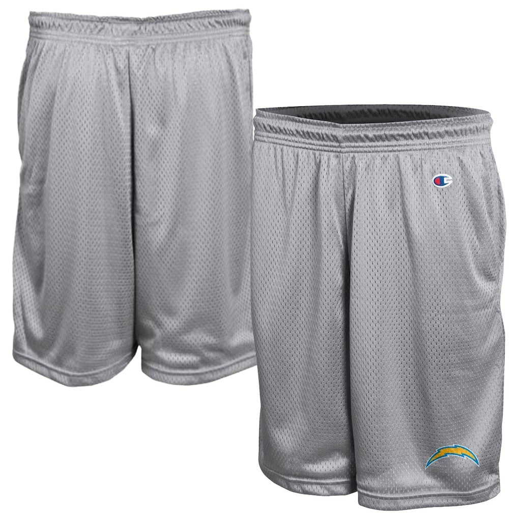 Los Angeles Chargers Champion Classic Mesh Shorts Gray | NFL