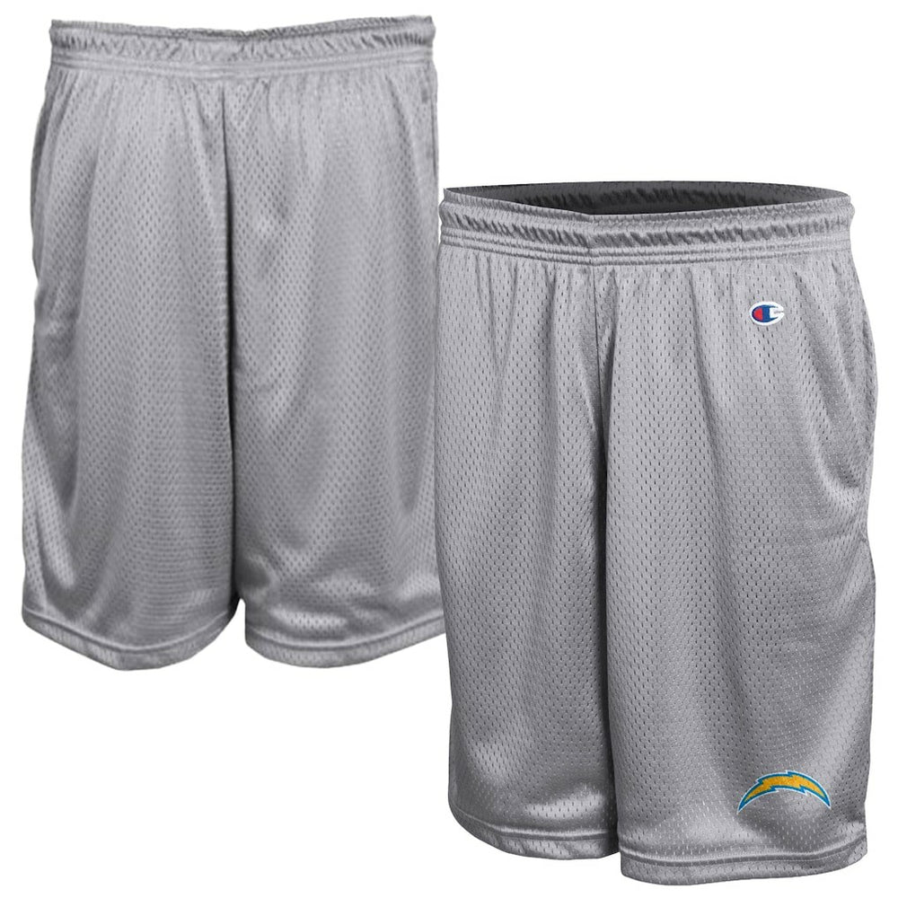 Los Angeles Chargers Champion Classic Mesh Shorts Gray | NFL