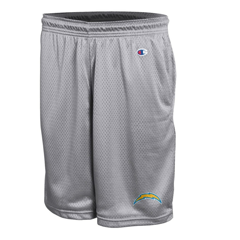 Los Angeles Chargers Champion Classic Mesh Shorts Gray | NFL