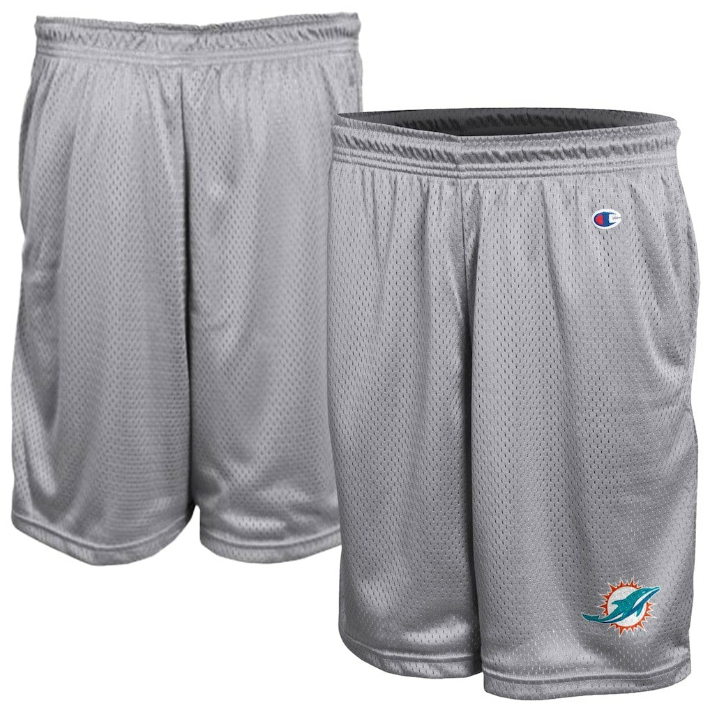 Miami Dolphins Champion Classic Mesh Shorts Gray | NFL