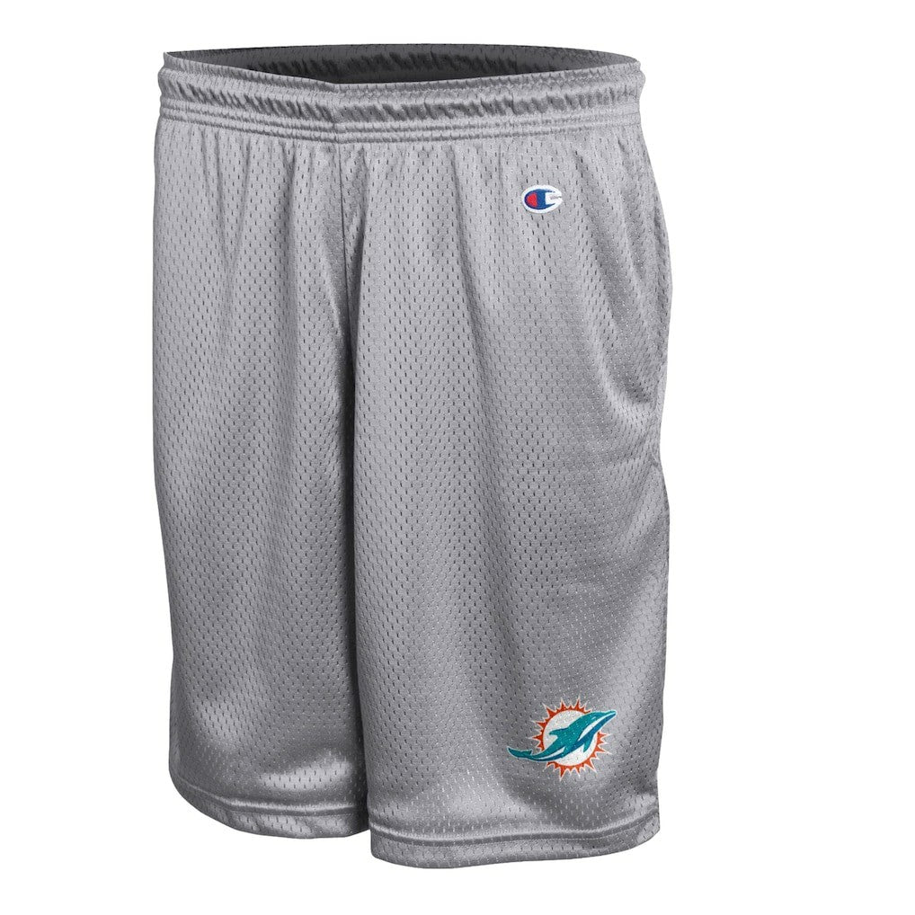 Miami Dolphins Champion Classic Mesh Shorts Gray | NFL