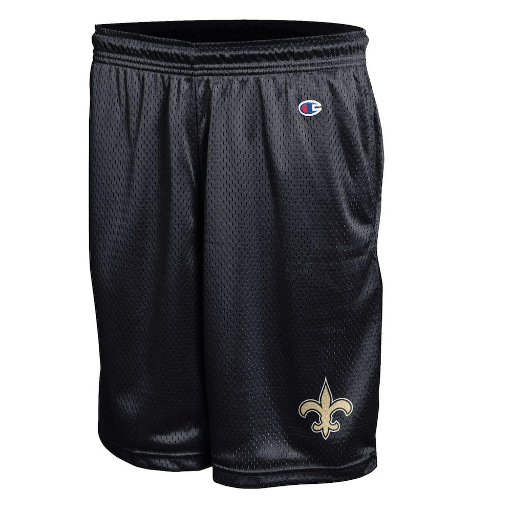 New Orleans Saints Champion Classic Mesh Shorts Black | NFL