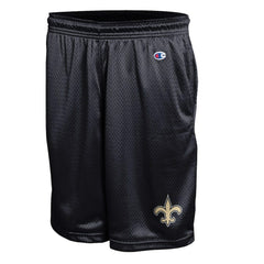 New Orleans Saints Champion Classic Mesh Shorts Black | NFL