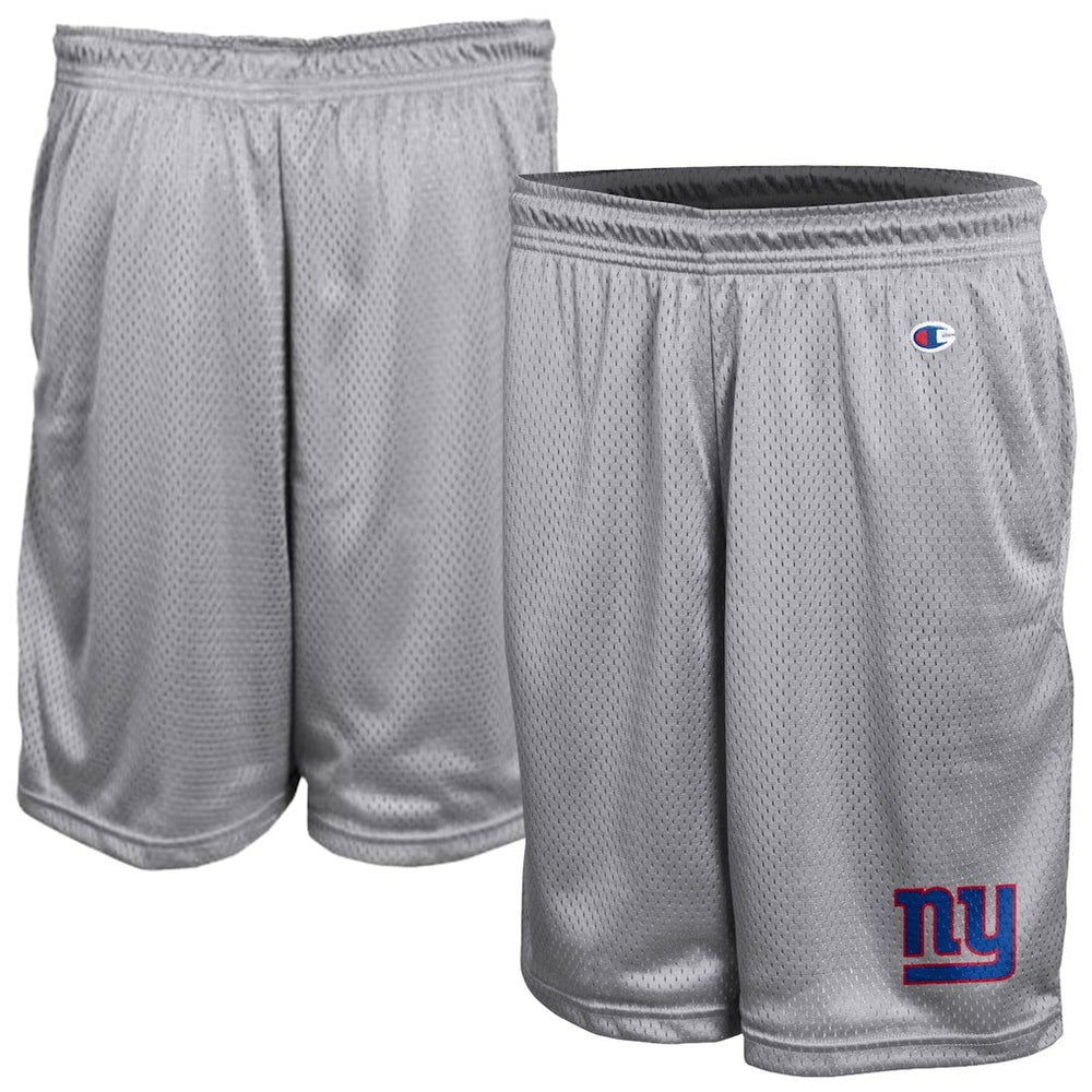 New York Giants Champion Classic Mesh Shorts Gray | NFL