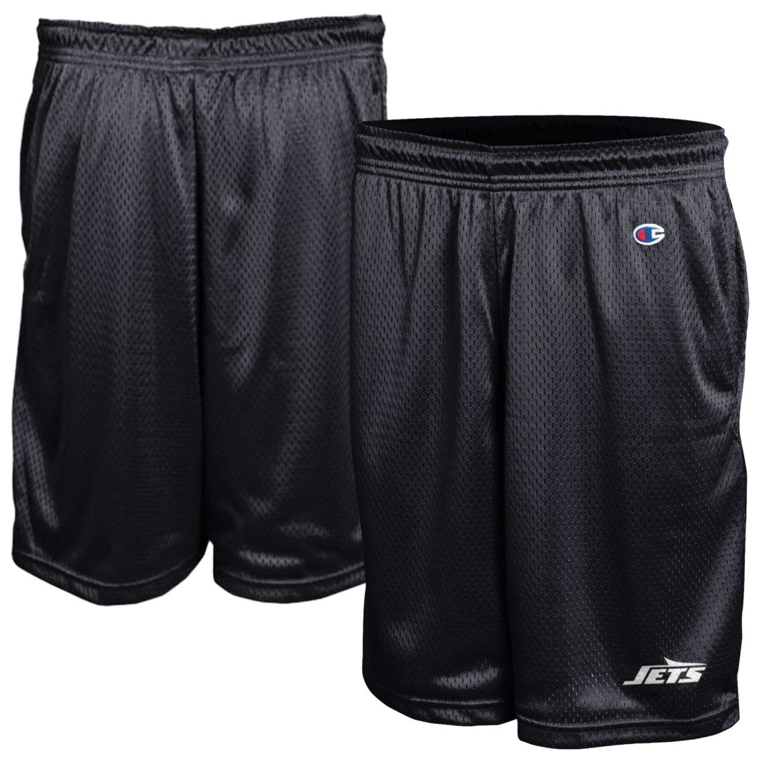 New York Jets Champion Classic Mesh Shorts Black | NFL