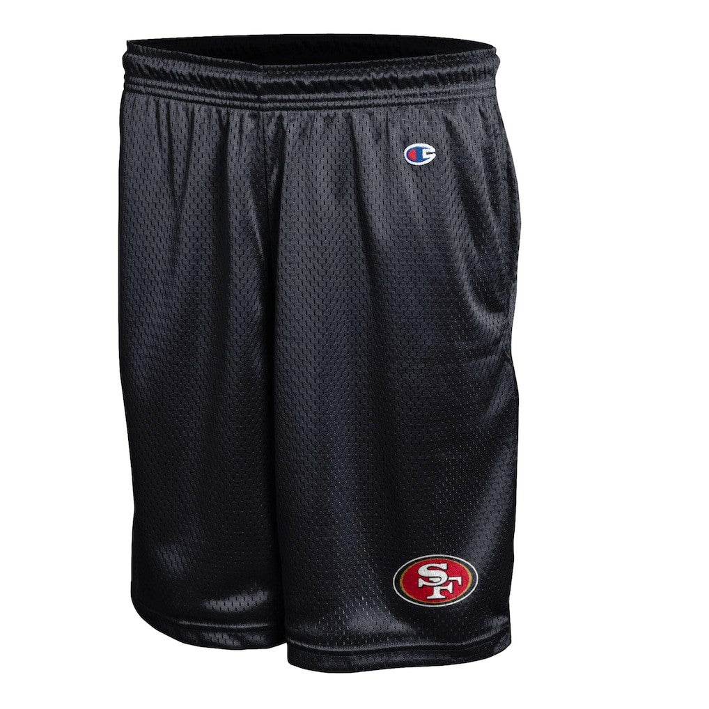 San Francisco 49ers Champion Classic Mesh Shorts Black | NFL