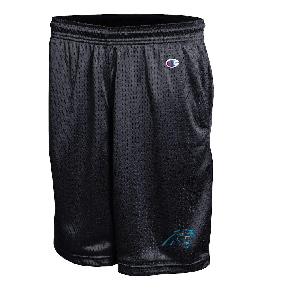 Carolina Panthers Champion Classic Mesh Shorts Black | NFL