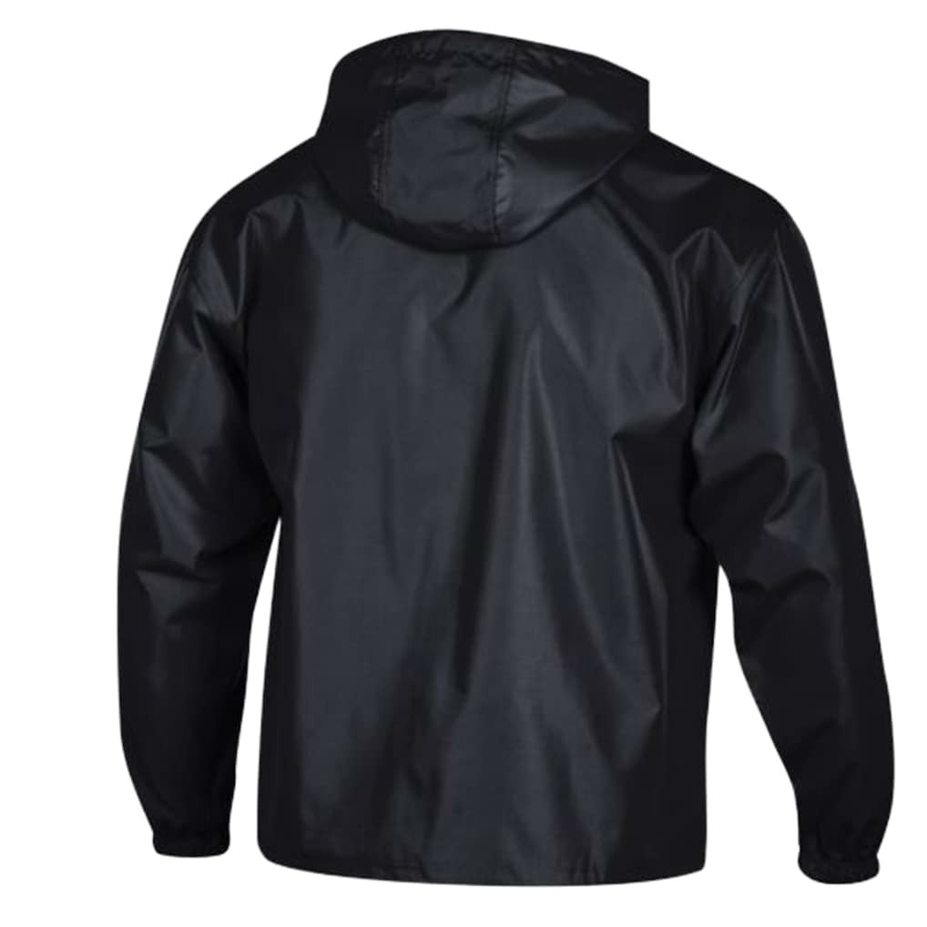 New Orleans Saints Champion Packable Windbreaker Half-Zip Jacket Black | NFL