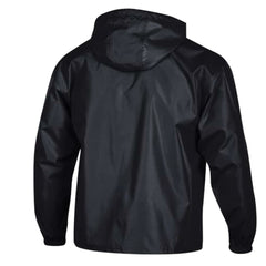New Orleans Saints Champion Packable Windbreaker Half-Zip Jacket Black | NFL