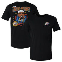 Shai Gilgeous-Alexander Oklahoma City Thunder 500 Level Caricature T-Shirt Black - NBA