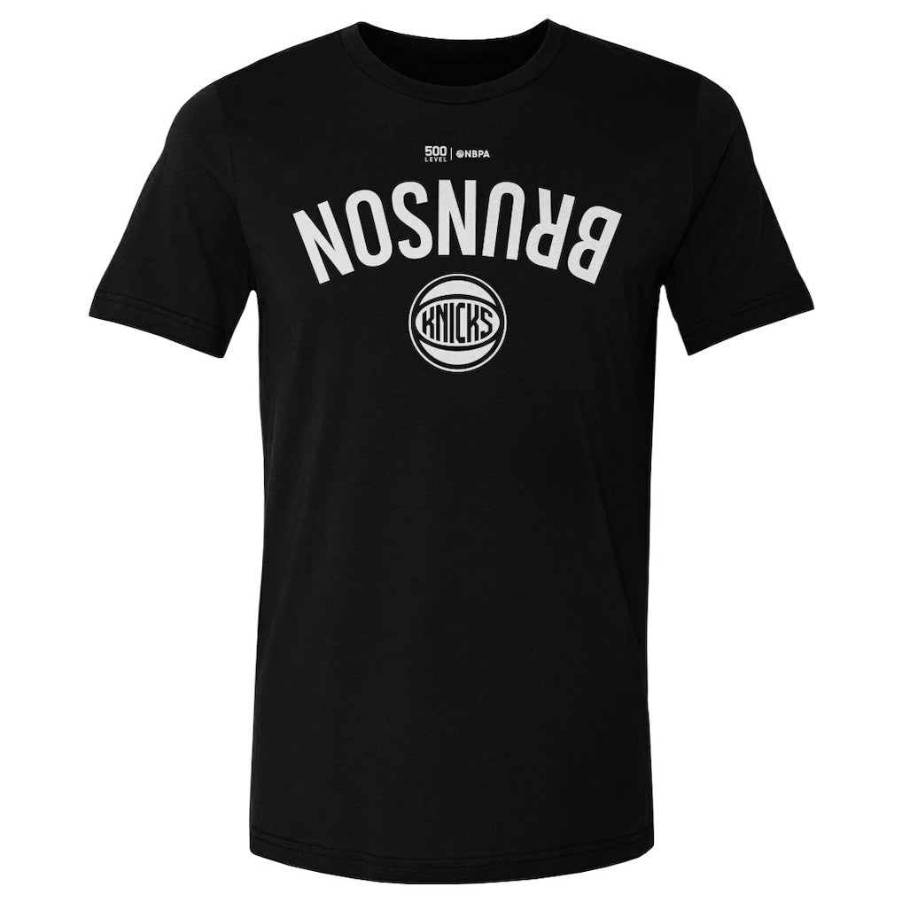 Jalen Brunson New York Knicks 500 Level Invert T-Shirt Black - NBA