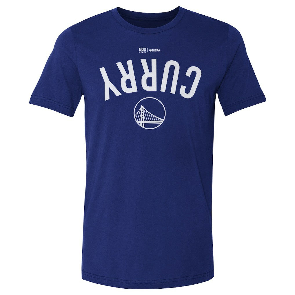 Stephen Curry Golden State Warriors 500 Level Invert T-Shirt Royal - NBA