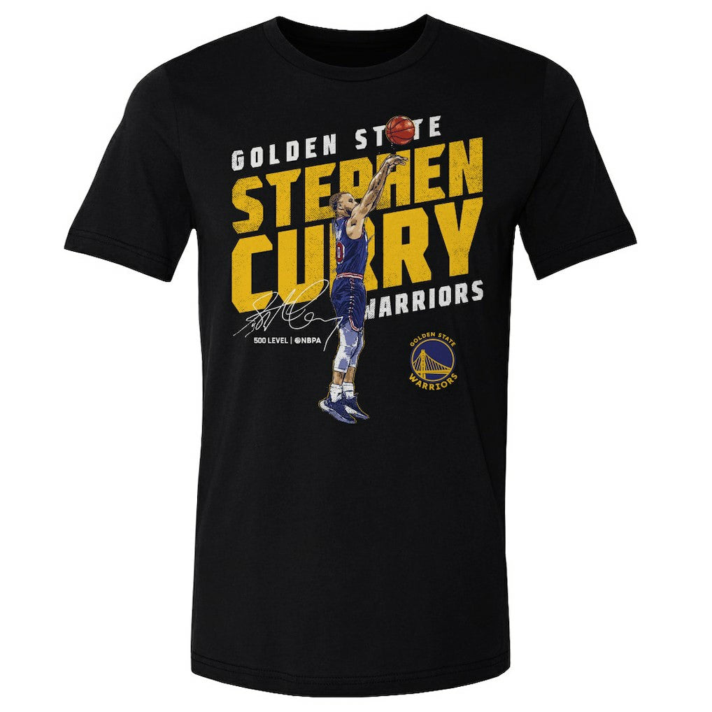 Stephen Curry Golden State Warriors 500 Level Slant T-Shirt Black - NBA