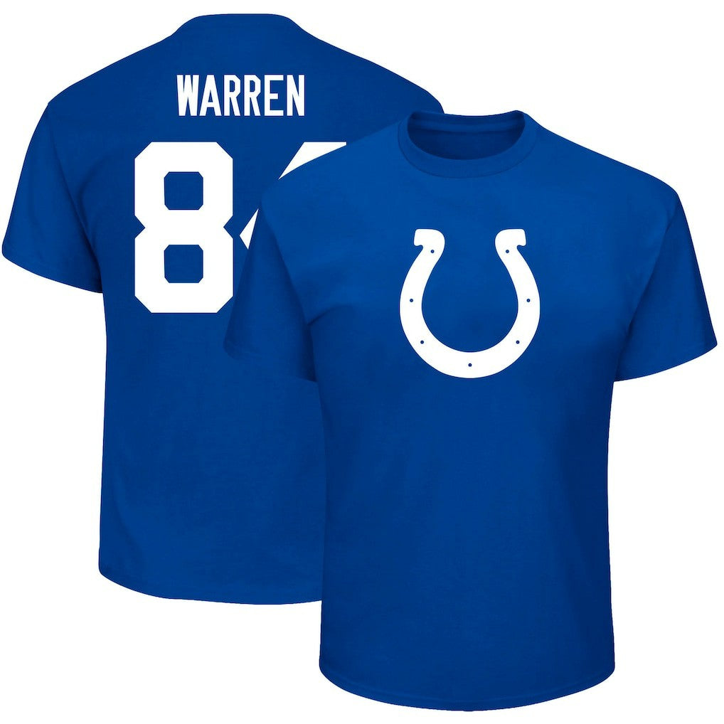 Tyler Warren Indianapolis Colts Big & Tall Player Name & Number T-Shirt Royal | Fanatics