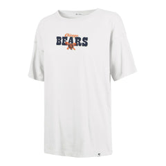 Chicago Bears '47 Women's Bow & Banner Sadie T-Shirt White | 47 brand
