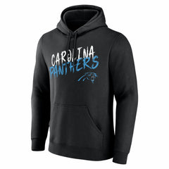 Carolina Panthers Hustle Personalized Name & Number Hoodie Black | NFL