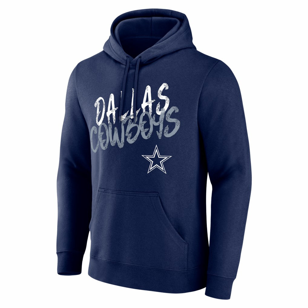 Dallas Cowboys Hustle Personalized Name & Number Hoodie Navy | NFL