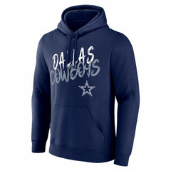 Dallas Cowboys Hustle Personalized Name & Number Hoodie Navy | NFL