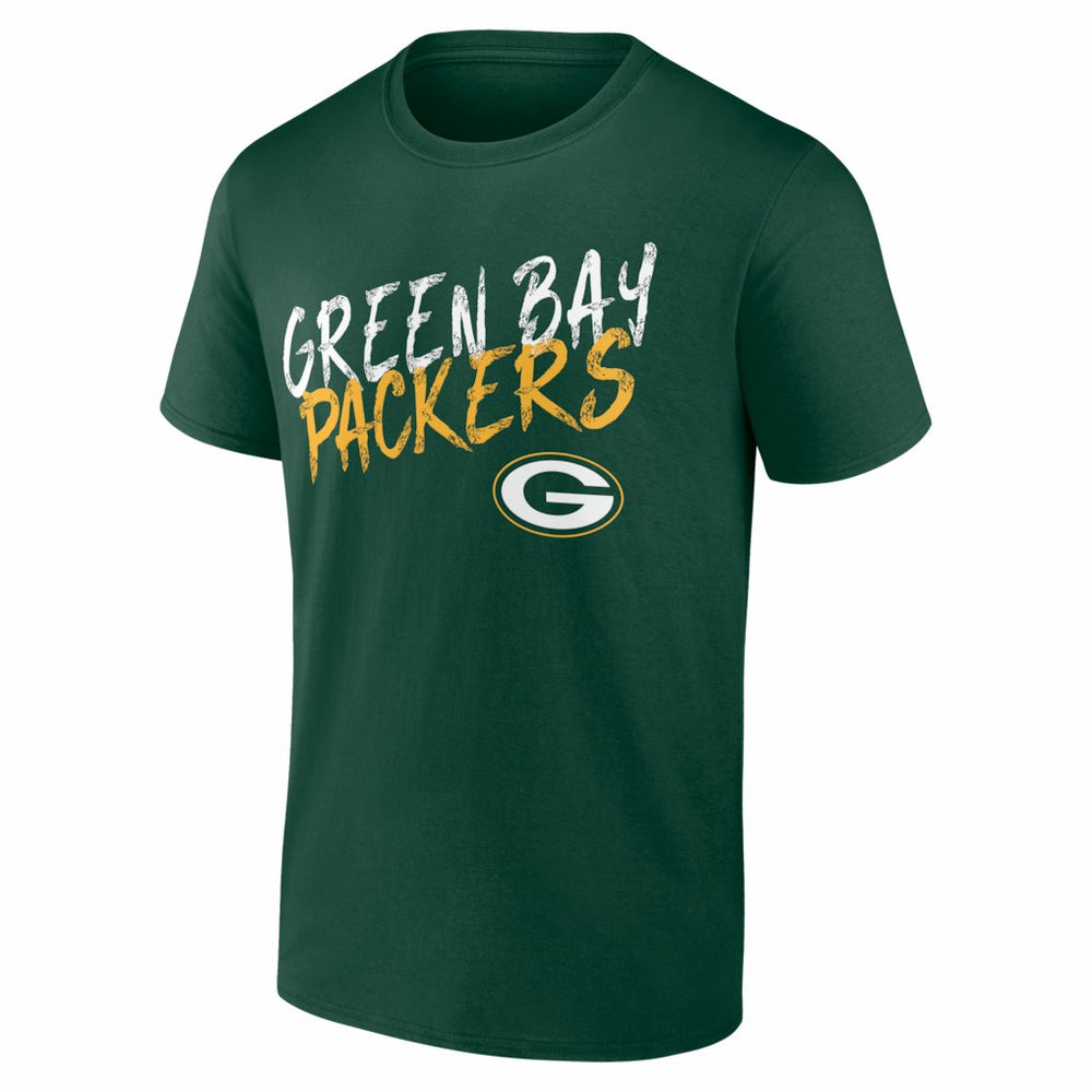 Green Bay Packers Hustle Personalized Name & Number T-Shirt Green | NFL