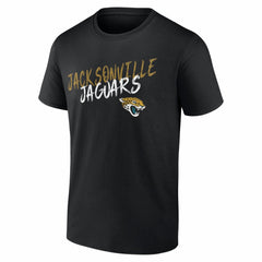 Jacksonville Jaguars Hustle Personalized Name & Number T-Shirt Black | NFL