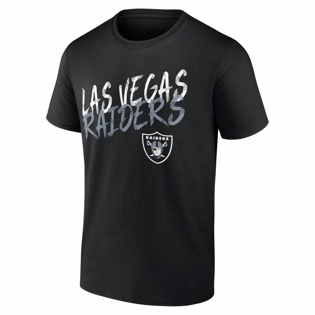 Las Vegas Raiders Hustle Personalized Name & Number T-Shirt Black | NFL