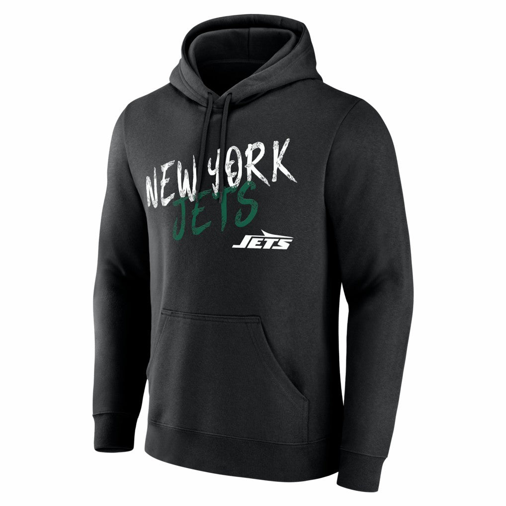 New York Jets Hustle Personalized Name & Number Hoodie Black | NFL