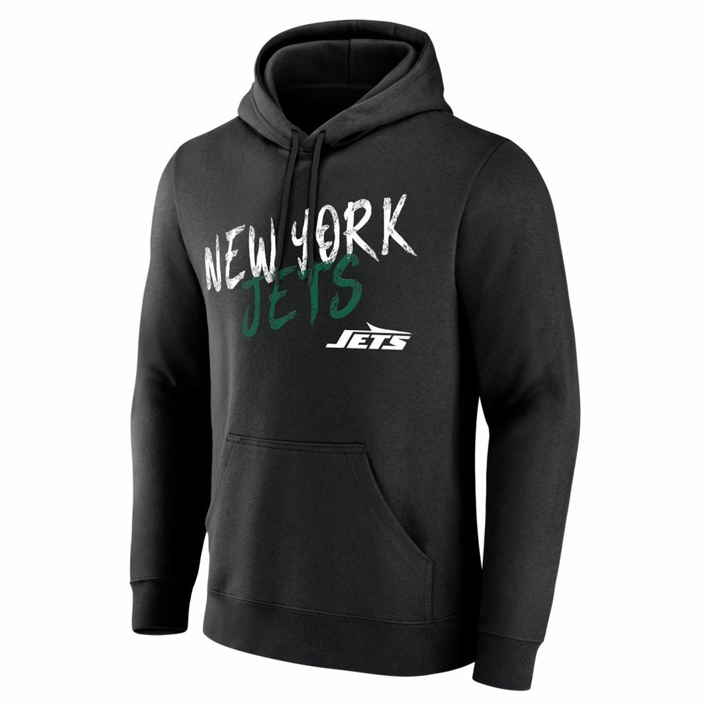 New York Jets Hustle Personalized Name & Number Hoodie Black | NFL